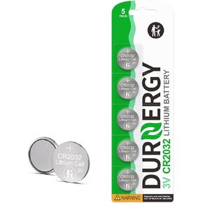 CR2032 Batteries 5 Pack, 2032 Battery CR2032 Lithium 3V Coin Battery, CR2032 Battery for Car Remote Key, Compatible Apple Airtag Battery Replacement