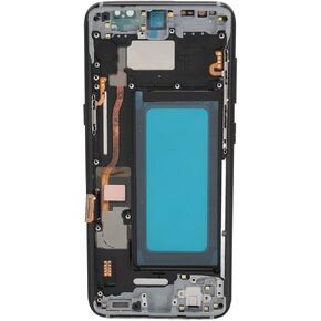 استبدال شاشة Galaxy S8 الأصلية لهاتف Galaxy S8، شاشة LCD لهاتف Galaxy S8 لجزء إصلاح مجموعة المحول الرقمي SM G950F SM G950U مع إطار