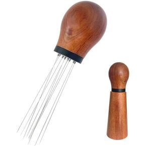 Espresso tools | WDT tool espresso | Espresso distribution tool | Coffee distributor | Espresso distributor | Espresso machine accessories | 0.35mm 10 Needles (Rosewood)
