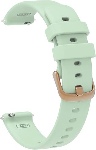 أحزمة ساعة من السيليكون الناعم متوافقة مع الساعة الذكية Garmin Lily 2، أحزمة معصم رياضية بديلة سريعة الفك من السيليكون الناعم لـ Garmin Lily 2 in Kuwait