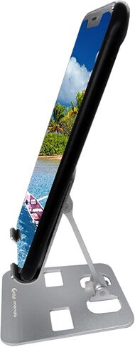 Phone Holder Stand - Lightweight, Foldable, and Durable with Two Adjustable Hinges. Black in Saudi Arabia