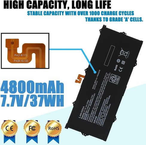 AA-PBAN2HE Laptop Battery Compatible with Samsung Galaxy Book Go 340XDA NP340XLA XE340XDA-KA3US-RB XE340XDA-KA1US XE340XDA-KA3 XE340xda-ka1it Series BA43-00399A 2-Cell 7.7V 37Wh in Saudi Arabia