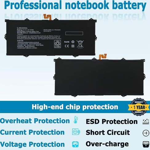 AA-PBAN2HE Laptop Battery Compatible with Samsung Galaxy Book Go 340XDA NP340XLA XE340XDA-KA3US-RB XE340XDA-KA1US XE340XDA-KA3 XE340xda-ka1it Series BA43-00399A 2-Cell 7.7V 37Wh in Saudi Arabia