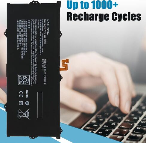 AA-PBAN2HE Laptop Battery Compatible with Samsung Galaxy Book Go 340XDA NP340XLA XE340XDA-KA3US-RB XE340XDA-KA1US XE340XDA-KA3 XE340xda-ka1it Series BA43-00399A 2-Cell 7.7V 37Wh in Saudi Arabia