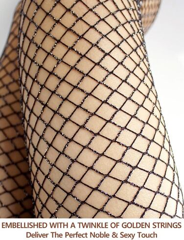 VERO MONTE 4 Styles Women Fishnet Pantyhose 4 Pairs Black Tights Snake Fishnets in Saudi Arabia