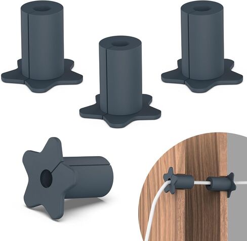 4PCS 5/8" Wall Grommets for Starlink Mini Cable,Star Link Accessories Compatible with Starlink Mount for Streaming organizing Protecting Cords,Feed-Through bushings for 5/8 inch Hole(Grey) in Kuwait