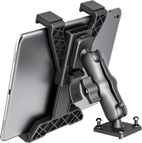 OHLPRO Tablet Holder for Truck, Heavy Duty iPad Mount for Drill Base 360°Adjustable 2-Stage Arm Car Stand for All 7" - 11.5" iPad Pro,Mini,Samsung Tab,Nexus, Great for Desks,Wall, Businesses in Kuwait