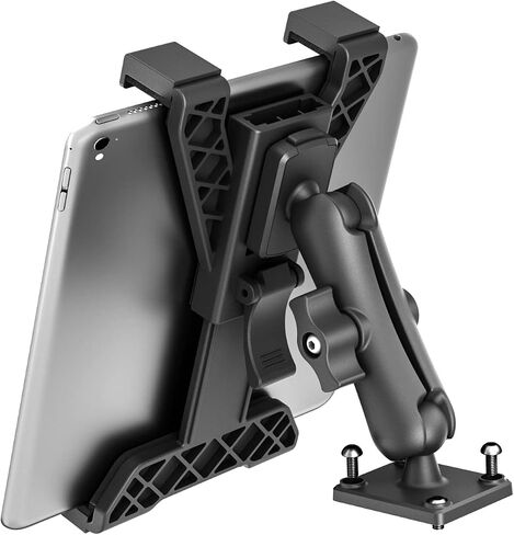 OHLPRO Tablet Holder for Truck, Heavy Duty iPad Mount for Drill Base 360°Adjustable 2-Stage Arm Car Stand for All 7" - 11.5" iPad Pro,Mini,Samsung Tab,Nexus, Great for Desks,Wall, Businesses in Kuwait