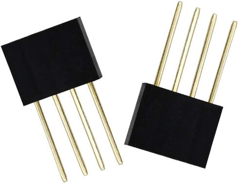 VG_S 20 قطعة. 2.54 ملم الملعب 4 دبوس صف واحد تكويم درع أنثى رأس لاردوينو in Kuwait