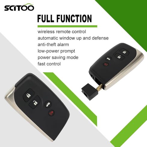 SCITOO 1X Remotes Key Fob 2013-2017 for Lexus LS460 2013-2016 for Lexus LS600h 314.3Mhz HYQ14ACX in Saudi Arabia