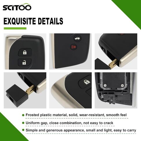 SCITOO 1X Remotes Key Fob 2013-2017 for Lexus LS460 2013-2016 for Lexus LS600h 314.3Mhz HYQ14ACX in Saudi Arabia