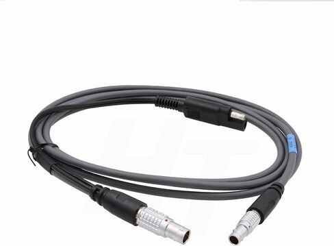 External Battery Power Cable for GEOMAX Zenith 60/35 Pro, Hemisphere S631 / S321+ S321 GPS Receiver, 5 Pin to Alligator Clips in Saudi Arabia