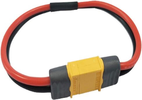 2 pcs XT60 Male Plug Connector to XT60 Female Plug Connector Adapter Extension Cable with 30cm 14AWG Silicone Wire (xt60 Cable) in Kuwait