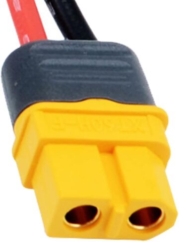 2 pcs XT60 Male Plug Connector to XT60 Female Plug Connector Adapter Extension Cable with 30cm 14AWG Silicone Wire (xt60 Cable) in Kuwait