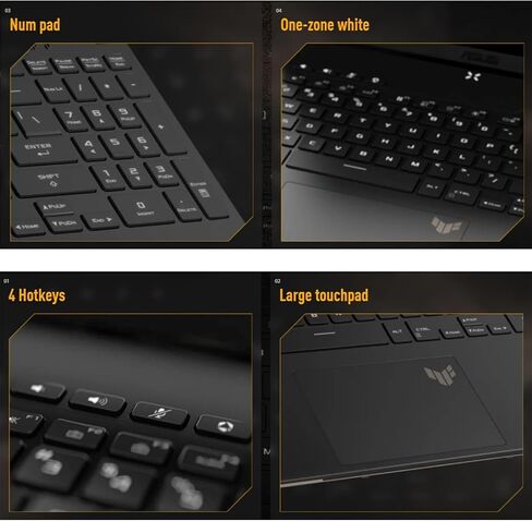 كمبيوتر محمول ASUS TUF Gaming A16 - شاشة WUXGA مقاس 16 بوصة 165 هرتز 100% sRGB - AMD Ryzen7 7735HS Beat i7-12650H - AMD Radeon RX7600S Beat RTX 4060 - لوحة مفاتيح بإضاءة خلفية - كابل HDMI (ذاكرة الوصول العشوائي 64 جيجابايت | 4 تيرابايت PCIe SSD) in Saudi Arabia