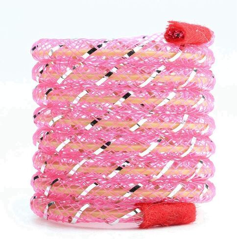 10pcs Colorful Spring Cat Toy, Cat Spiral Spring Cat Creative Toy Plastic Stretchable Pet Play Toy for Swatting, Biting, Hunting Kitten Toys - (random Color) in Saudi Arabia