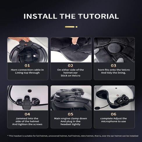 Martian Motocycle Helmet Bluetooth Headset Wireless IP67 Waterproof Moto Biking & Skiiing/BT-S2 /1000M Intercom/2 in 1 Microphone/2 Riders Intercom/ in Saudi Arabia