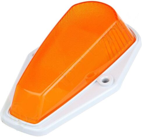 5pcs Cab Marker Roof Running Light Black Cover Lens With Amber LED Bulbs Compatible with 1973-1997 Ford F-150 F-250 F-350 F Series Pickup Super Duty Trucks in Kuwait