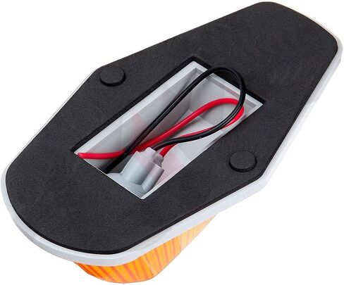 5pcs Cab Marker Roof Running Light Black Cover Lens With Amber LED Bulbs Compatible with 1973-1997 Ford F-150 F-250 F-350 F Series Pickup Super Duty Trucks in Kuwait