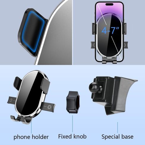 Car Phone Holder for Toyota Highlander 2020-2024，Highlander Hybrid 2020-2024 【Not fit Grand Highlander】Auto Accessories Navigation Bracket Interior Decoration Cell Mobile Mount Holders case Accessory in Kuwait