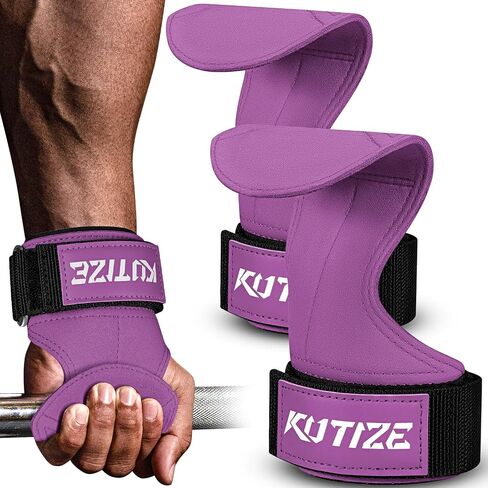 Lifting Straps Women, Weightlifting Wrist Straps with Cushion Wrist Loop, Double Layer Leather, and Storage Pouch, Women Gym Hand Grips for Deadlift, Powerlifting, Rows, Pull Ups, Bodybuilding in Saudi Arabia
