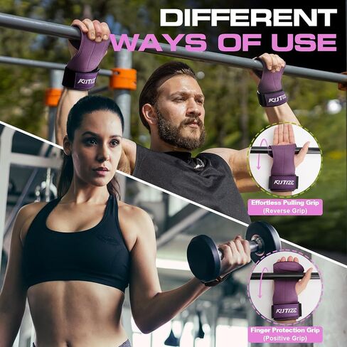 Lifting Straps Women, Weightlifting Wrist Straps with Cushion Wrist Loop, Double Layer Leather, and Storage Pouch, Women Gym Hand Grips for Deadlift, Powerlifting, Rows, Pull Ups, Bodybuilding in Saudi Arabia