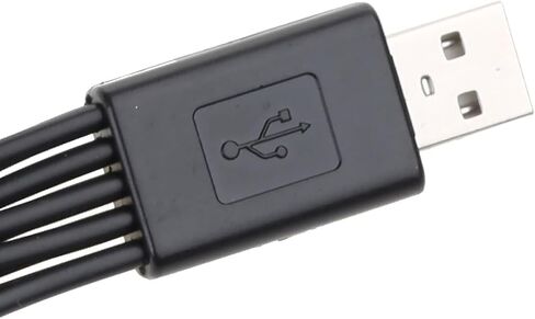 10 في 1 USB شاحن متعدد كابلات USB للهواتف المحمولة سلك شحن USB عالمي USB إلى متعدد التوصيل كابل شاحن الهاتف الخليوي 10 في 1 كابل USB للهواتف الذكية كابل شاحن 20 سم / 7.87 بوصة in Saudi Arabia