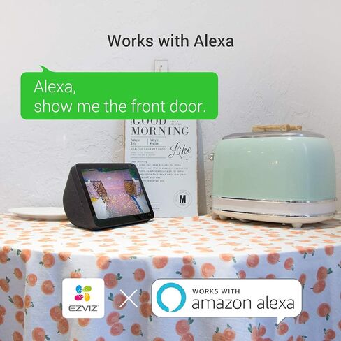 كاميرا أمان EZVIZ WiFi خارجية IP67 مقاومة للماء، 1080 بكسل مع رؤية ليلية ملونة، اكتشاف الأشخاص بالذكاء الاصطناعي، محادثة ثنائية الاتجاه، تنبيهات الحركة، ضغط فيديو H.265 | سي 3 دبليو برو in Kuwait