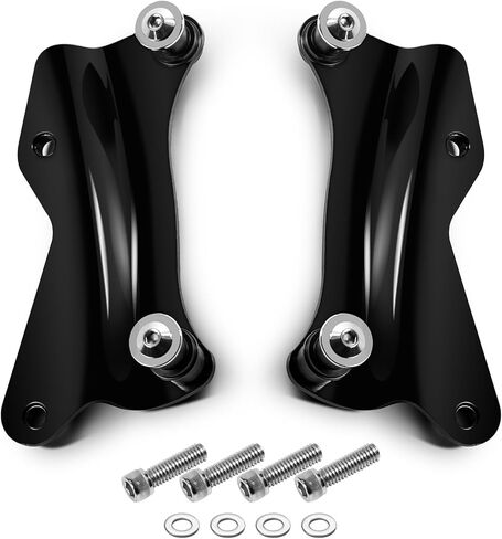 مجموعة أدوات إرساء مخصصة بأربع نقاط لملحقات Harley Touring 2009 2010 2012 2013 Street Glide، Electra Glide، Road King، Road Glide، مجموعة أجهزة كروم سريعة الإصدار in Kuwait