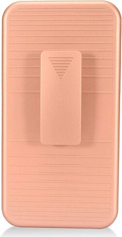 Z-GEN - for LG Stylo 5 (2019), Stylo 5X, Stylo5+ Plus, LM-Q720, LM-L722DL - Defender Hybrid Phone Case w/Stand/Belt Clip Holster - ST5 Black/Rose Gold in Kuwait