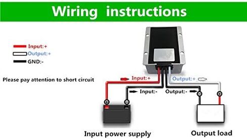 Waterproof DC-DC Convert 12V 24V 36V (8-40V) Step Down to 6V 40A 240W Buck Power Converter Power Supply for Auto Car Truck Vehicle Boat Solar System etc.(6V 40A 240W) in Saudi Arabia