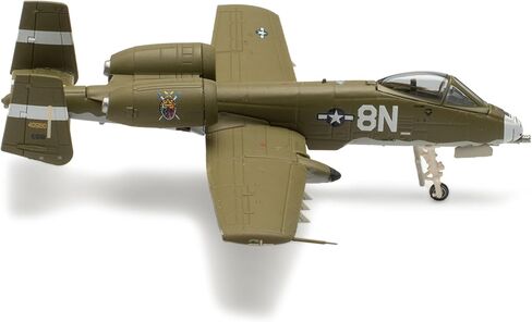 Herpa Military Model Airplane, U.S. Air Force Fairchild A-10A Thunderbolt II -, Eielsen Air Base, “Exercise Cool Snow Hog", Scale 1:200 - Collectible Airplane Model, Army Aircraft Made of Metal in Saudi Arabia