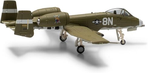 Herpa Military Model Airplane, U.S. Air Force Fairchild A-10A Thunderbolt II -, Eielsen Air Base, “Exercise Cool Snow Hog", Scale 1:200 - Collectible Airplane Model, Army Aircraft Made of Metal in Saudi Arabia