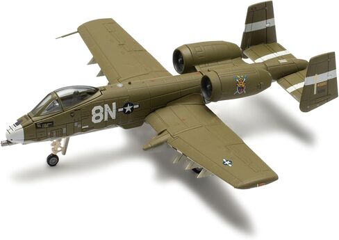 Herpa Military Model Airplane, U.S. Air Force Fairchild A-10A Thunderbolt II -, Eielsen Air Base, “Exercise Cool Snow Hog", Scale 1:200 - Collectible Airplane Model, Army Aircraft Made of Metal in Saudi Arabia