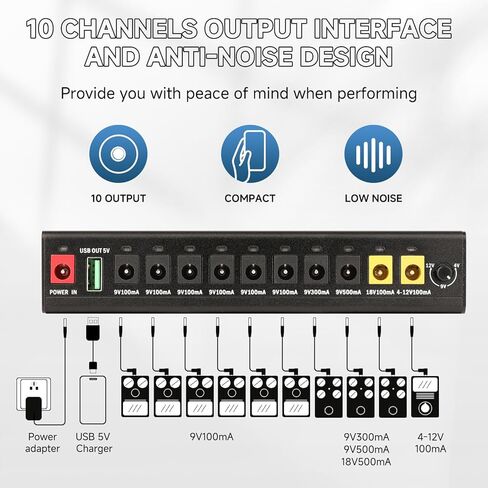 Ghost Fire Guitar Pedal Board Aluminum Alloy 1.76lb Super light Effect Pedalboard 19.8''x11.5'' with Carry Bag,SPL-04 and Power Supply GS10-SE in Kuwait