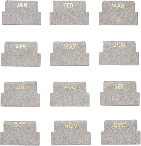 Erin Condren Monthly Adhesive Tabs, 12 Months of Adhesive Tabs for Yearly Planning, Use Them to Tab Undated Planners and Add a Pop of Color in Saudi Arabia