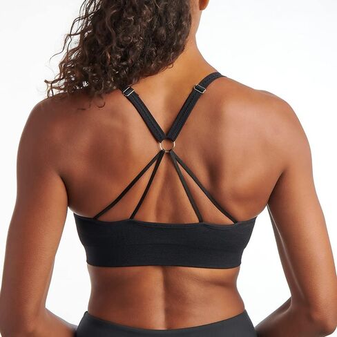 PUMA Women's T-Back Strap Seamless Sports Bra, Bright Red, Large in Saudi Arabia
