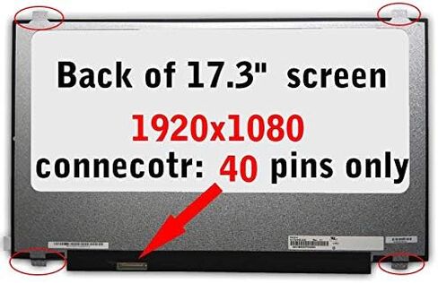 شاشة بديلة LCD جديدة 17.3 بوصة N173HHE-G32 120 هرتز FHD 1920x1080 40 Pin Matte لـ MSI GT72VR 7RE-433 GT73VR 7RF لتطبيق الكمبيوتر المحمول/الشاشة/الشاشة/LCD in Saudi Arabia