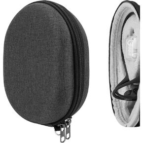 Geekria Shield Headphones Case Compatible with AfterShokz Shokz OpenRun Mini, Air, OpenRun Pro, OpenRun, OpenComm, OpenMove Case, Replacement Hard Shell Travel Carrying Bag with Cable Storage