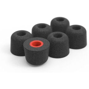 Flare Audio - أطراف سماعات أذن من إسفنج الذاكرة، أطراف إسفنجية بديلة عالمية لسدادات الأذن، متوافقة مع سماعات الأذن Flares Jet وearHD، متوسطة، 3 أزواج