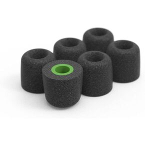 Flare Audio - Memory Foam Earbud Tips, Universal Replacement Foam Tips for Ear Plugs, Compatible with Flares Jet earphones and earHD, Medium, 3 Pairs