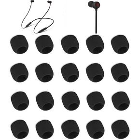 Zotech Replacement Earbud Tips for Beats Flex Earbuds, 10 Pairs Extra Small Kids Sizes, Soft Silicone, Black