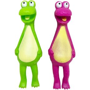 Rubber Frog Squeeze Squeaky Toy Pet Dog Puppy Durable Shrilling Chew Toy Funny