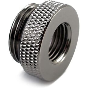 XSPC M20 to G1/4" Fillcap Adapter, Black Chrome