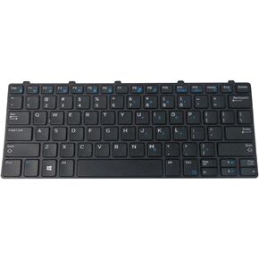 US Keyboard for Dell Latitude 3180 3189 3380 Series, P/N: 343NN 0343NN