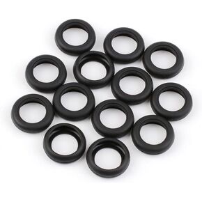 Black Silicone Earphone Cover for Flat Earbuds: Noise Isolating, Anti-Drop, High Elasticity, Pack of 5 Pairs, 10 Pieces Eartips, Accessory for ST-10s RW-1000 RW-2000 EBX21