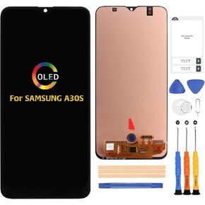 A-MIND OLED for Samsung Galaxy A30s A307 LCD Screen Replacement A307F A307FN A307G A307GN A307GT 6.4 inch LCD Display Full Assembly Repair Kits