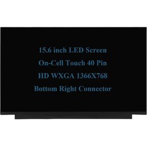 NT156WHM-T02 B156XTK02.1 استبدال الكمبيوتر المحمول HD 40 دبوس 1366X768 LED LCD على الخلية التي تعمل باللمس محول الأرقام لجهاز Lenovo Ideapad 3-15IIL05 3-15IML05 3-15ITL05 5D10T05359 5D10R29527 5D10T05360