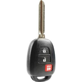 2X USARemote Keyless Entry Remote Car Key Fob Replacement for 2013 2014 2015 2016 2017 2018 2019 2020 2021 Toyota RAV4 Highlander 3-Button Remote Head Key (GQ4-52T H Chip)