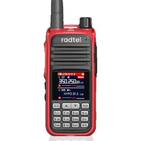 radtel RT-420 6 Bands Ham Two Way Radio 256CH Air Band Walkie Talkie NOAA VOX USB SOS LCD Color Police Scanner Aviation